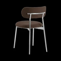 Stoel LYKKO Bruin/Chrome