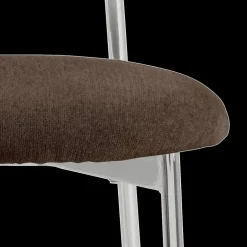 Stoel LYKKO Bruin/Chrome