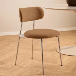 Stoel LYKKO Terracotta/Chrome