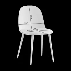 Stoel MALOU wit