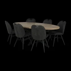 Stoel met Greep BRANDO Luxor Antraciet