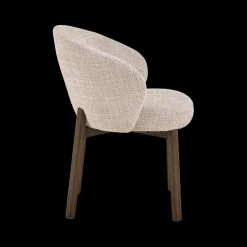 Stoel OKKE Juto Beige - Poot Smoked Oak