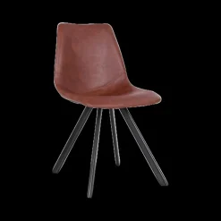 Stoel TILLY PU Donkerbruin