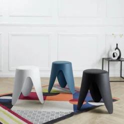 Tabouret IDALO Zwart