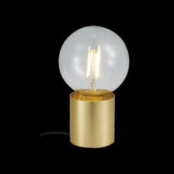 Tafellamp BABU Ø8 Geborsteld Goud