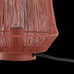 Tafellamp BANJAR Met. Steenrood