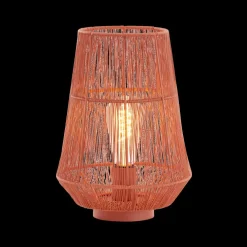 Tafellamp BANJAR Met. Steenrood