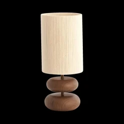 Tafellamp DANIALO Bruin/Creme