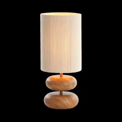 Tafellamp DANIALO L Bruin/Touw