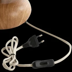 Tafellamp DANIALO L Bruin/Touw