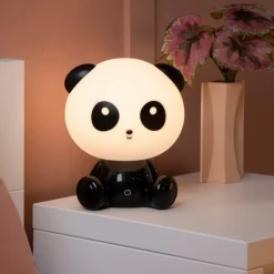 Tafellamp DODO Panda Wit/Zwart