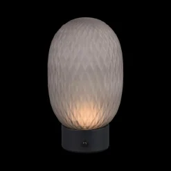 Tafellamp FACETTE Glas Grijs