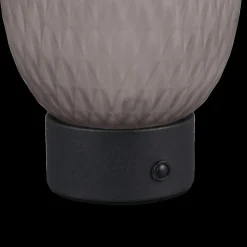 Tafellamp FACETTE Glas Grijs