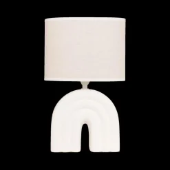 Tafellamp GIBAN Keramiek Wit