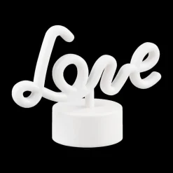 Tafellamp LOVE LED Rood