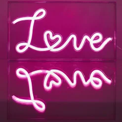 Tafellamp LOVE Led Roze