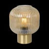 Tafellamp MALOTO Amber/Messing
