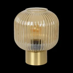 Tafellamp MALOTO Amber/Messing