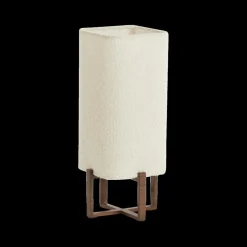 Tafellamp WYN Houtprint/Crème