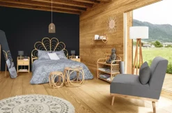 Tapijt BOHMEIM Rond Beige