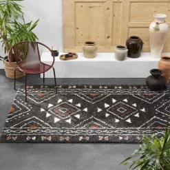 Tapijt HARIANE zwart