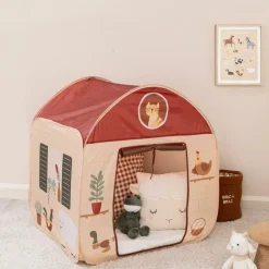 Tent HUIZIE Rood/Beige