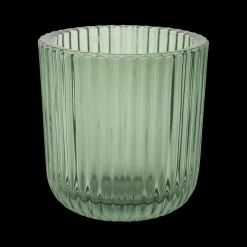 Theelichthouder RIBIS XL Glas Groen