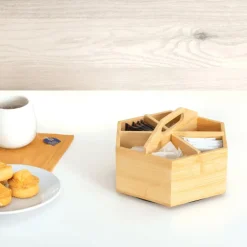 Thee-Organiser BAMBRE Draai Bamboe