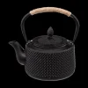 Theepot FLORRA Gietijzer Zwart 1l