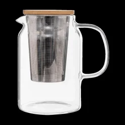 Theepot MIA Incl. Infuser Glas/Hout 90cl