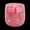 TL-Houder DRONERO L Glas Roze
