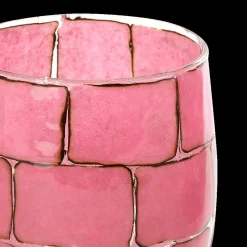 TL-Houder DRONERO L Glas Roze