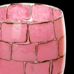 TL-Houder DRONERO XL Glas Roze