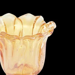 TL-Houder FLOWALY Glas Geel