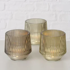 TL-Houder TIAGGO Glas Groen L Ass.