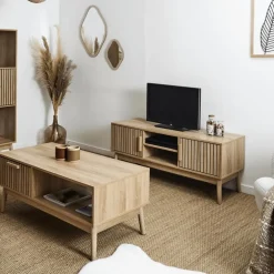 TV-meubel CALUNA Naturel B117