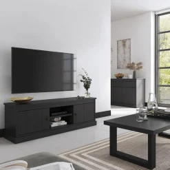 TV-Meubel CASTELLO B115 Zwarte Eik