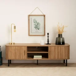 TV-meubel COLVAS Hout Naturel B140