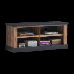 Tv-Meubel KAMIEL Industrial Oak/Rand Zwart