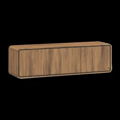 Tv-Meubel NESTOR Walnoot/Zwart B163