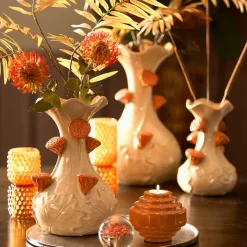 Vaas ODHALI Ker. Creme/Oranje