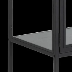 Vitrinekast BOKSKAP Ash Black B77