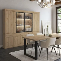 Vitrinekast CASTELLO B240 Lichte Eik