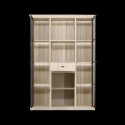 Vitrinekast KARA Natural Olm B144