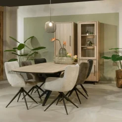 Vitrinekast PICCADILLY Old Oak B65