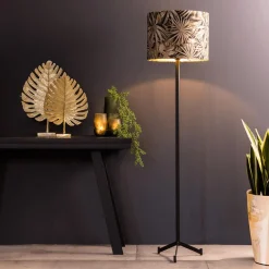 Vloerlamp DENNIS Mat Zwart