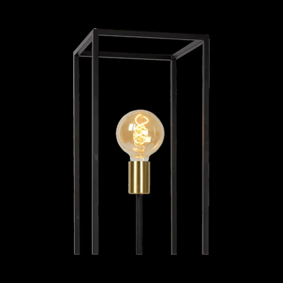 Vloerlamp RUBEN 3del. Zwart/Goud