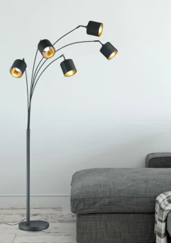 Vloerlamp TOMMY Zwart
