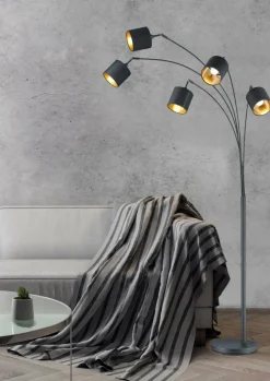 Vloerlamp TOMMY Zwart