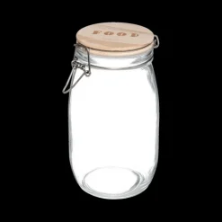 Voorraadpot HOMEMADE 1.5l Glas/Hout